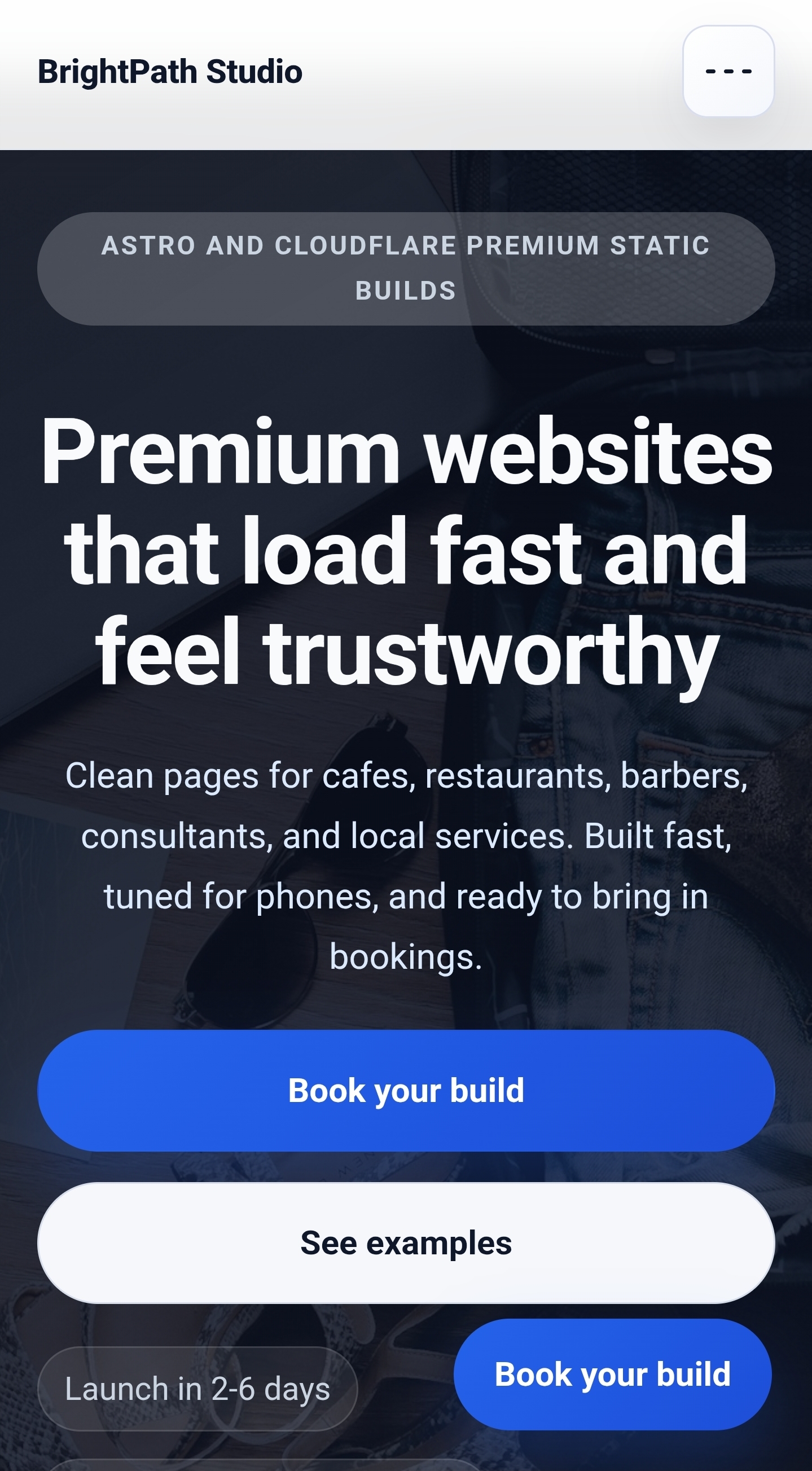 Brightpath Studio mobile hero screenshot